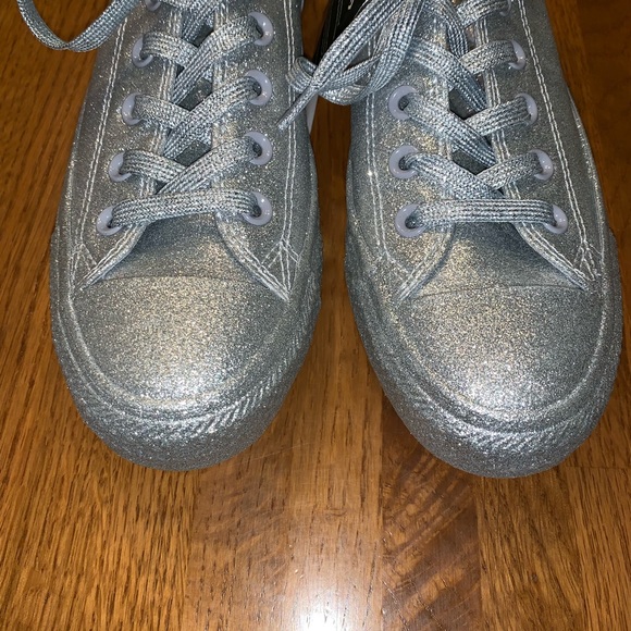 Converse Chuck Taylor All Star Silver Sneakers - Picture 3 of 8